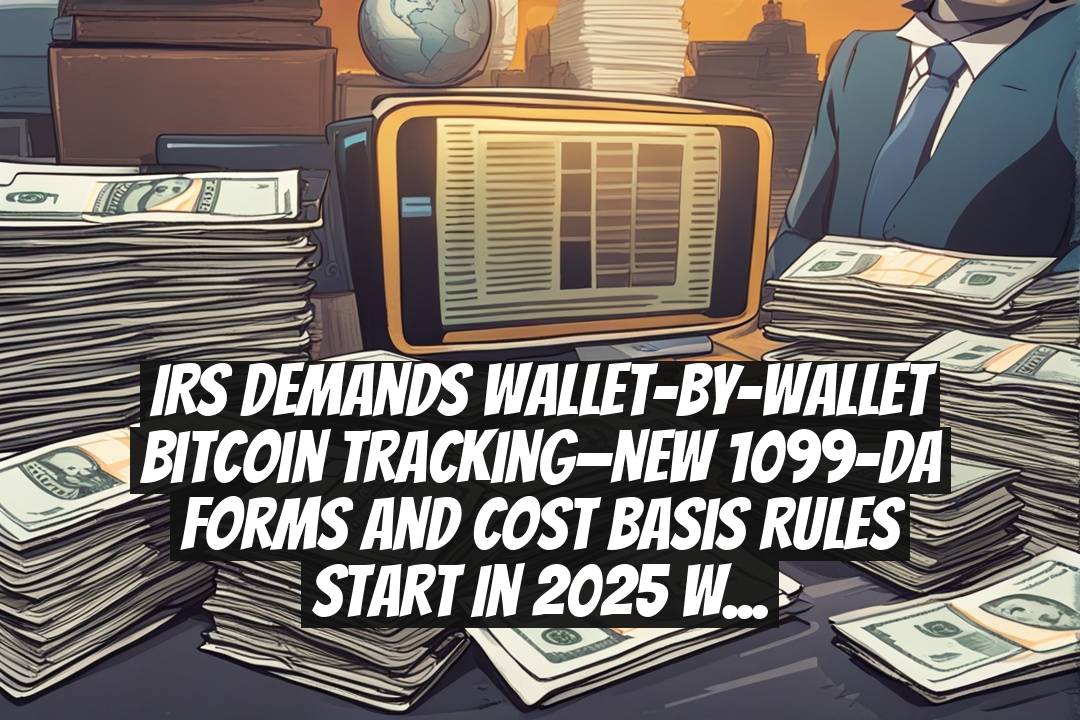 IRS Demands Wallet-by-Wallet Bitcoin Tracking—New 1099-DA Forms And Cost Basis Rules Start In 2025 With Fines Up to $250K