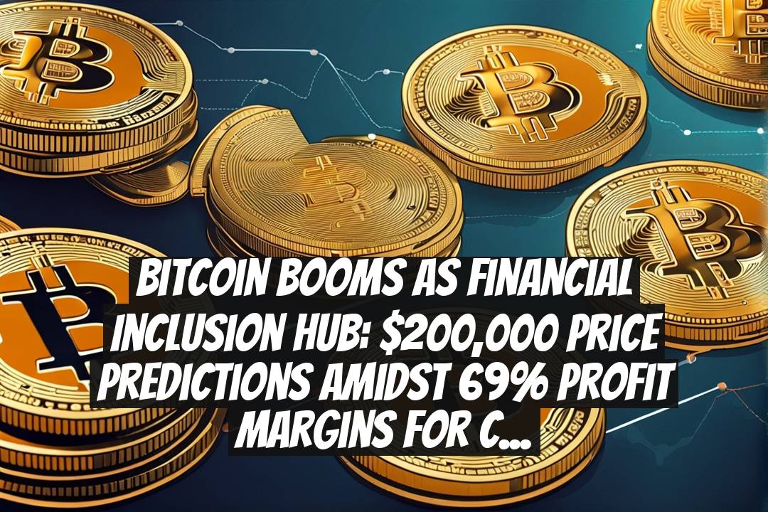 Bitcoin Booms As Financial Inclusion Hub: $200,000 Price Predictions Amidst 69% Profit Margins For Crypto Owners