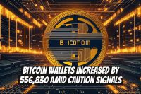 Bitcoin Wallets Increased by 556,830 Amid Caution Signals