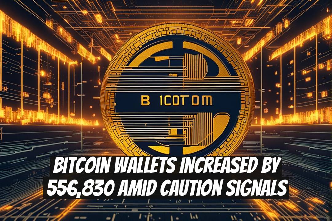 Bitcoin Wallets Increased by 556,830 Amid Caution Signals