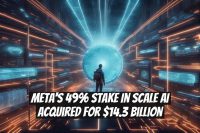 Meta's 49% Stake in Scale AI Acquired for $14.3 Billion