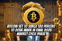 Bitcoin Set to Surge 120 Percent to 205K Mark in Final 2025 Market Cycle Phase