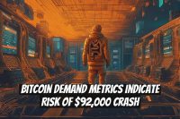 Bitcoin Demand Metrics Indicate Risk of $92,000 Crash