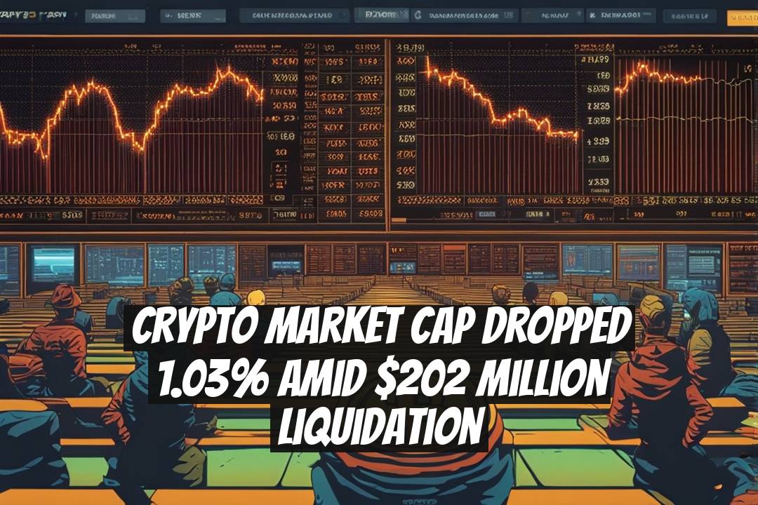 Crypto Market Cap Dropped 1.03% Amid $202 Million Liquidation