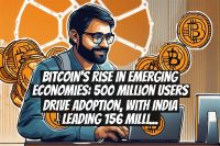 Bitcoin's Rise In Emerging Economies: 500 Million Users Drive Adoption, With India Leading 156 Million Active Users Amidst 23% Yearly Growth