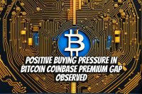 Positive Buying Pressure in Bitcoin Coinbase Premium Gap Observed