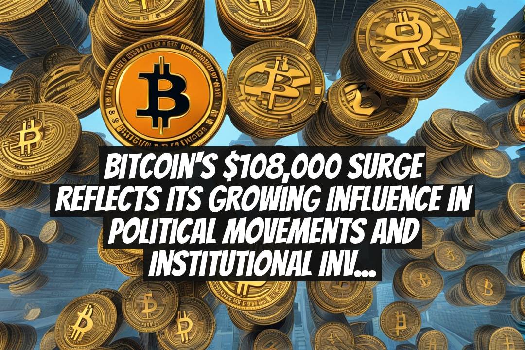 Bitcoin's $108,000 Surge Reflects Its Growing Influence in Political Movements and Institutional Investments