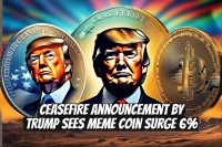 Ceasefire Announcement by Trump Sees Meme Coin Surge 6%