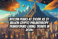 Bitcoin Peaks at $108K as $1 Billion Crypto Philanthropy Transforms Giving Trends in 2024