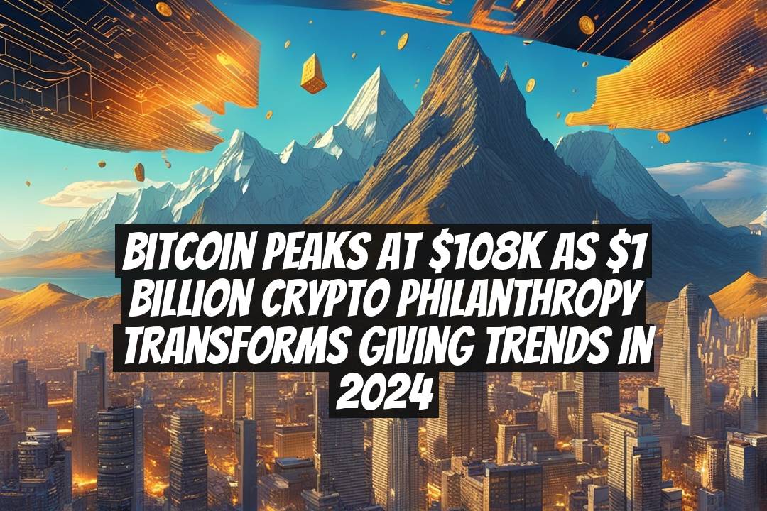 Bitcoin Peaks at $108K as $1 Billion Crypto Philanthropy Transforms Giving Trends in 2024
