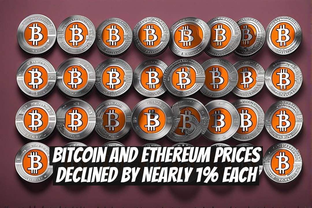 Bitcoin and Ethereum Prices Declined by Nearly 1% Each