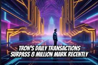 TRON's Daily Transactions Surpass 8 Million Mark Recently