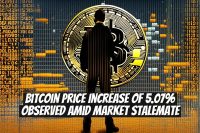 Bitcoin Price Increase of 5.07% Observed Amid Market Stalemate