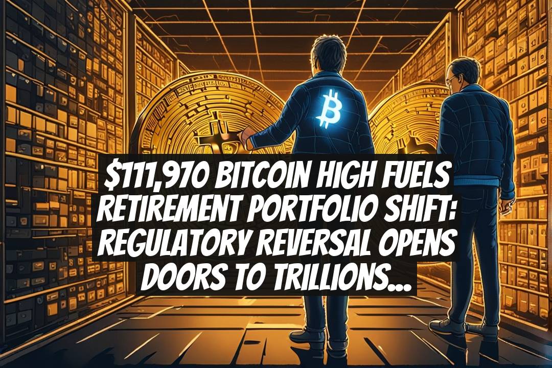 $111,970 Bitcoin High Fuels Retirement Portfolio Shift: Regulatory Reversal Opens Doors to Trillions in Institutional Crypto Investment