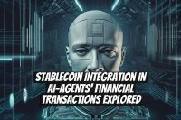 Stablecoin Integration in AI-Agents' Financial Transactions Explored