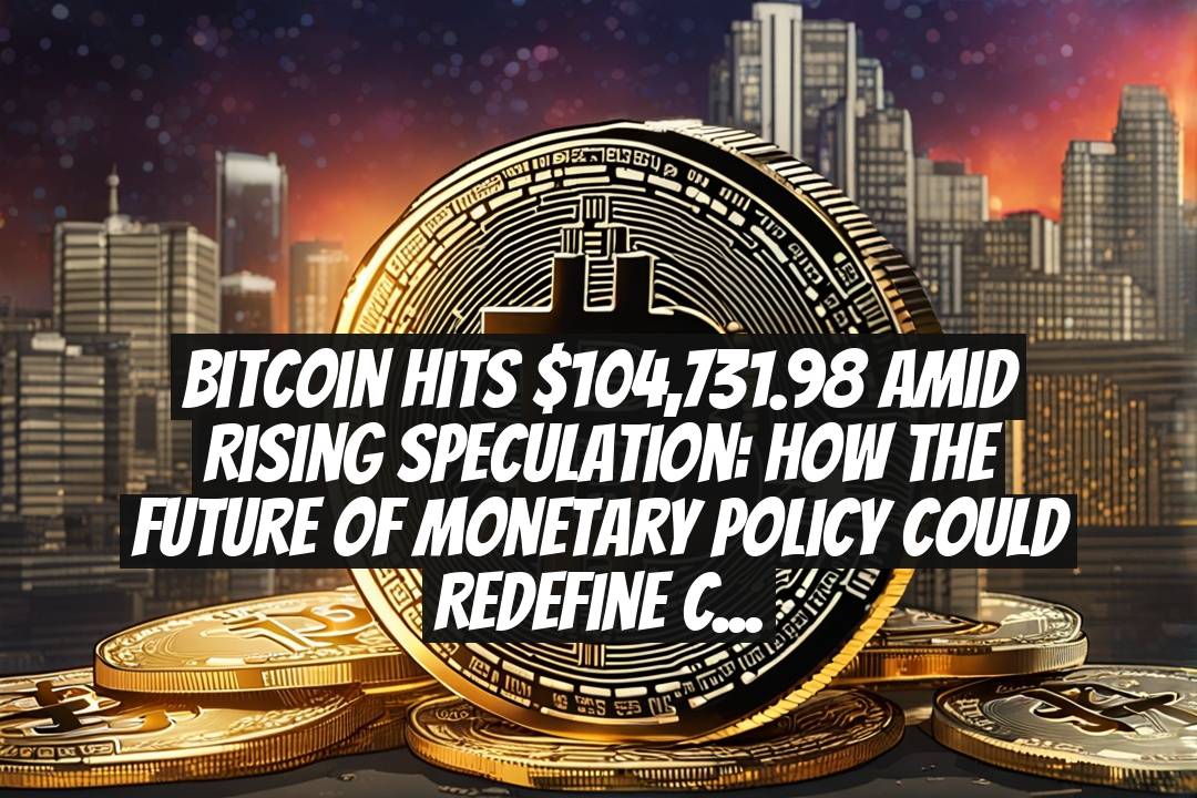 Bitcoin Hits $104,731.98 Amid Rising Speculation: How The Future Of Monetary Policy Could Redefine Crypto’s Path In 2025