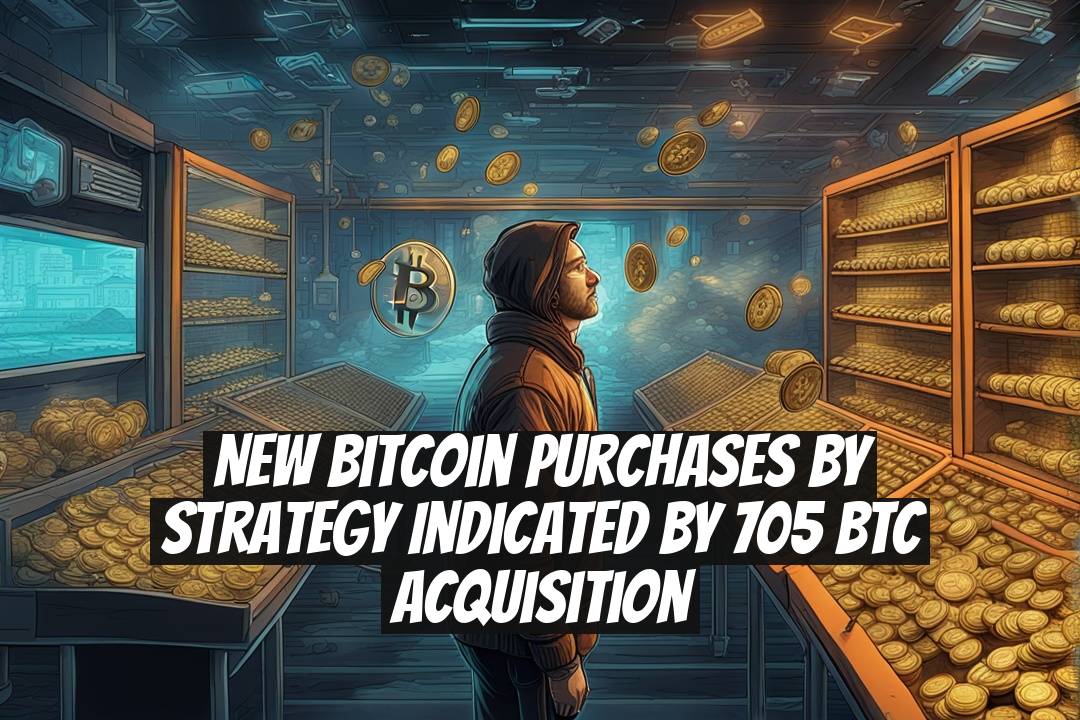 New Bitcoin Purchases by Strategy Indicated by 705 BTC Acquisition