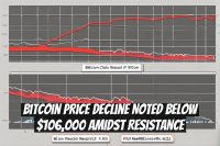 Bitcoin Price Decline Noted Below $106,000 Amidst Resistance