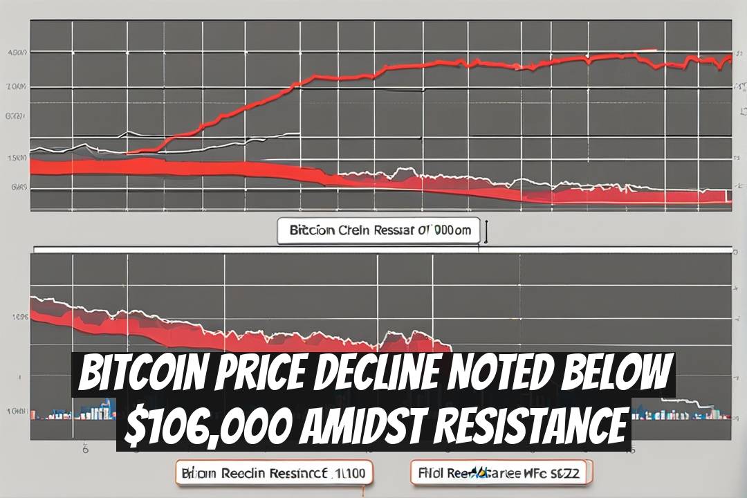 Bitcoin Price Decline Noted Below $106,000 Amidst Resistance