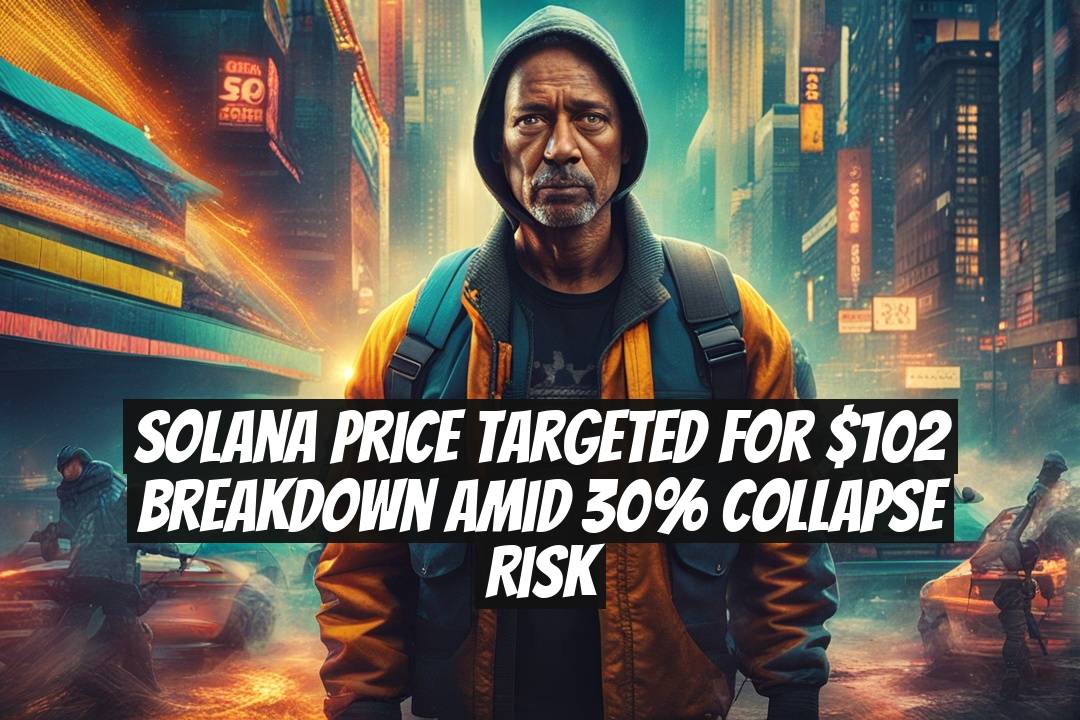 Solana Price Targeted for $102 Breakdown Amid 30% Collapse Risk