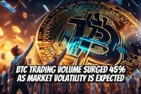 BTC Trading Volume Surged 45% as Market Volatility is Expected