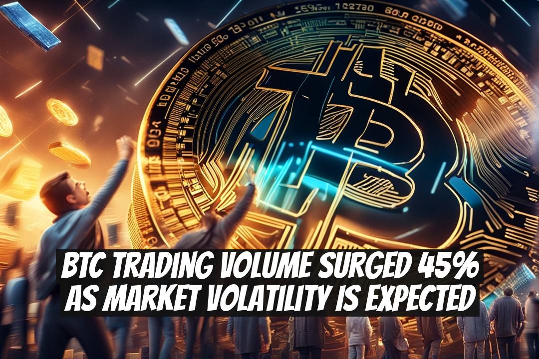 BTC Trading Volume Surged 45% as Market Volatility is Expected