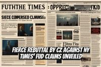 Fierce Rebuttal by CZ Against NY Times' FUD Claims Unveiled