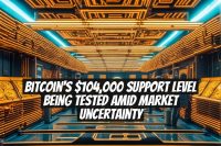 Bitcoin's $104,000 Support Level Being Tested Amid Market Uncertainty