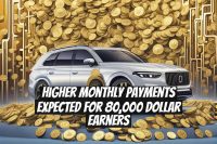Higher Monthly Payments Expected for 80,000 Dollar Earners