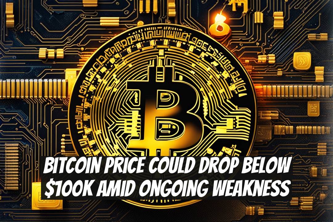 Bitcoin Price Could Drop Below $100K Amid Ongoing Weakness