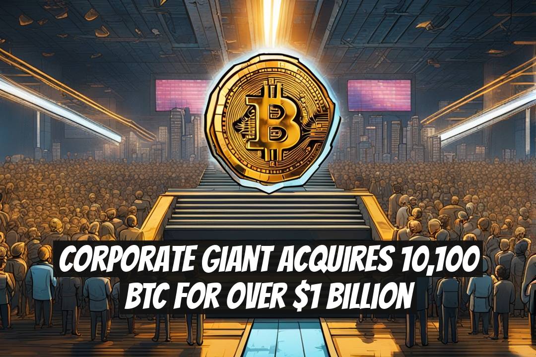 Corporate Giant Acquires 10,100 BTC for Over $1 Billion