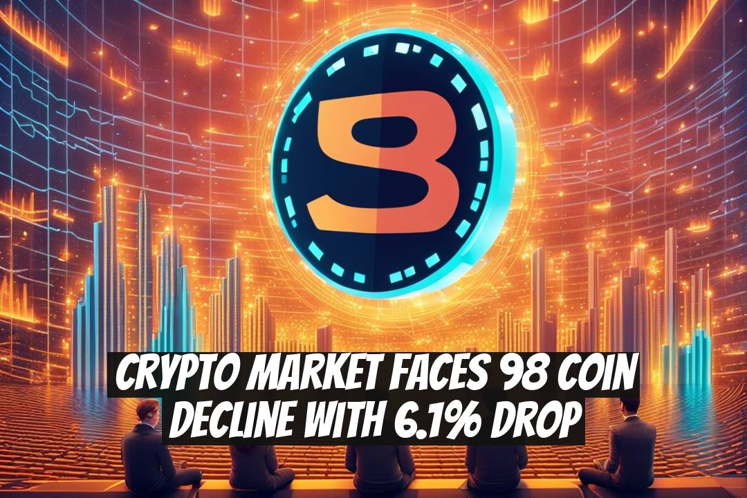 Crypto Market Faces 98 Coin Decline with 6.1% Drop