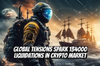 Global Tensions Spark 134000 Liquidations in Crypto Market