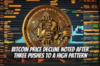 Bitcoin Price Decline Noted After Three Pushes to a High Pattern