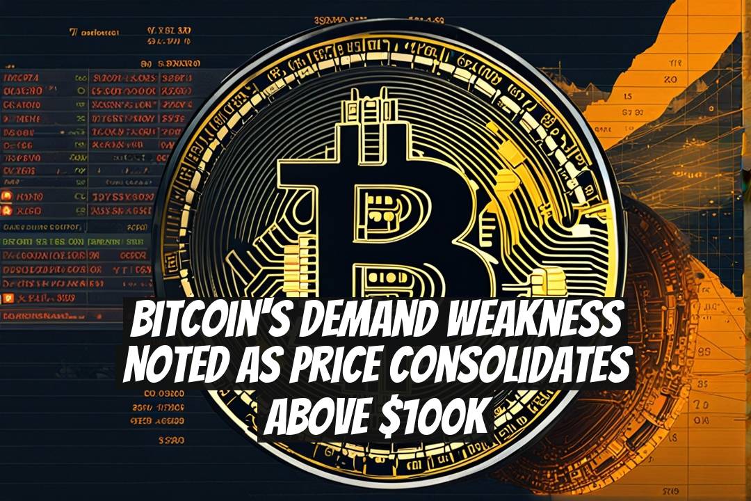 Bitcoin's Demand Weakness Noted as Price Consolidates Above $100K