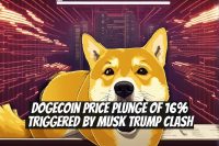 Dogecoin Price Plunge of 16% Triggered by Musk Trump Clash