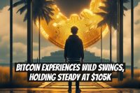 Bitcoin Experiences Wild Swings, Holding Steady at $105K
