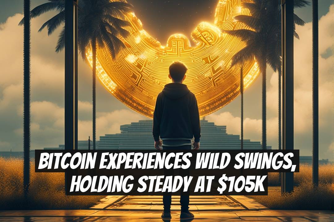 Bitcoin Experiences Wild Swings, Holding Steady at $105K