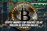 Crypto Market Cap Reaches $3.43 Trillion as Bitcoin Rallies