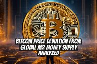 Bitcoin Price Deviation From Global M2 Money Supply Analyzed