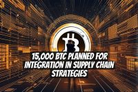 15,000 BTC Planned for Integration in Supply Chain Strategies