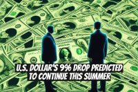 U.S. Dollar's 9% Drop Predicted to Continue This Summer