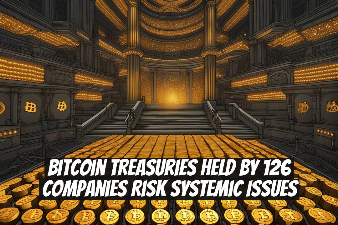 Bitcoin Treasuries Held by 126 Companies Risk Systemic Issues