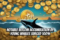 Notable Bitcoin Accumulation by Young Whales Surged 100%