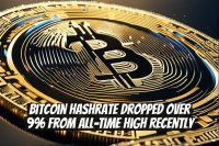Bitcoin Hashrate Dropped Over 9% from All-Time High Recently