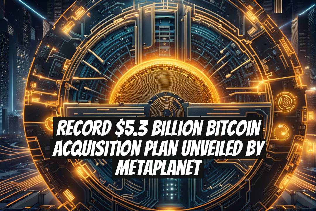 Record $5.3 Billion Bitcoin Acquisition Plan Unveiled by Metaplanet