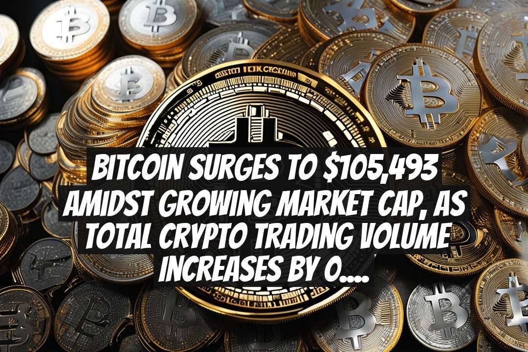 Bitcoin Surges to $105,493 Amidst Growing Market Cap, as Total Crypto Trading Volume Increases by 0.54% in 24 Hours