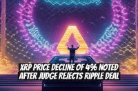 XRP Price Decline of 4% Noted After Judge Rejects Ripple Deal