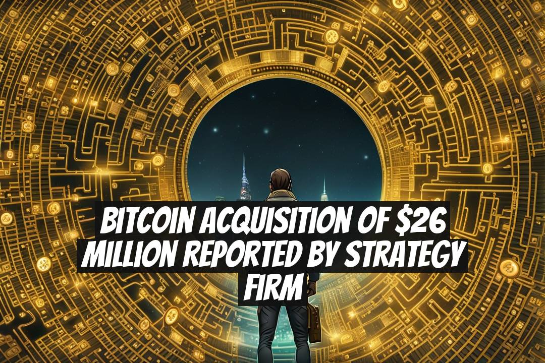 Bitcoin Acquisition of $26 Million Reported by Strategy Firm