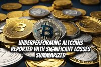 Underperforming Altcoins Reported with Significant Losses Summarized